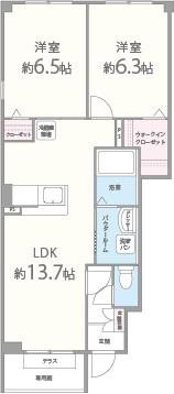 グランドゥール楓 間取り図