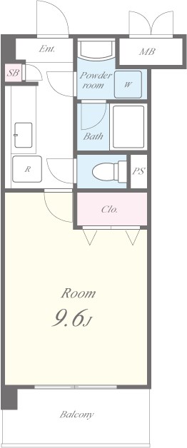 りんくうアドミラブル 間取り図