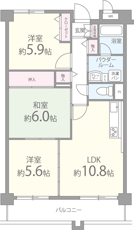 ウィステリア 間取り図