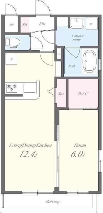 ロイヤルハウスアール1 間取り図