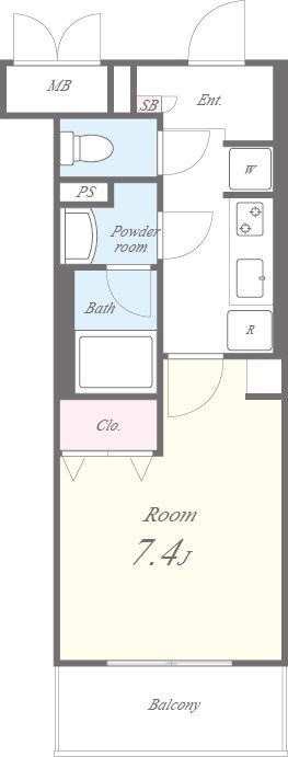 メゾンアイカ 間取り図