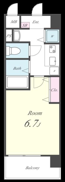クレベール(川越市) 間取り図