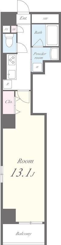 エクセラント横浜 間取り図