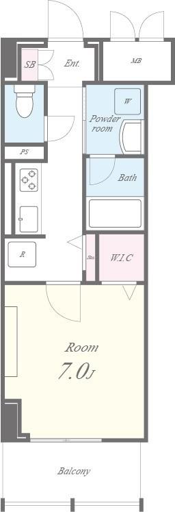 プレミアムコート新栄 間取り図