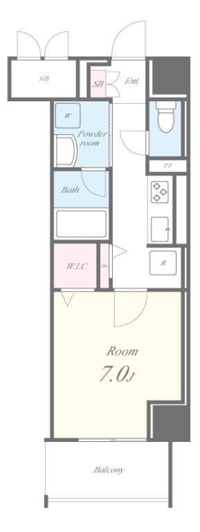 プレミアムコート新栄 間取り図