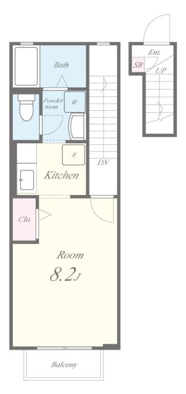 ドゥムール ストレチア 間取り図