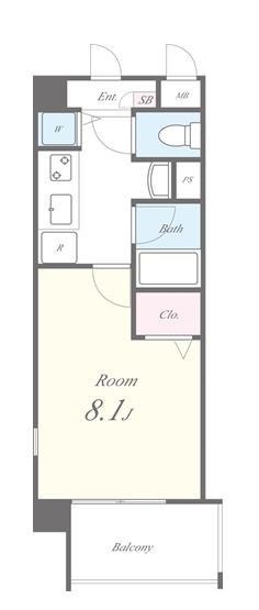クティールM 間取り図