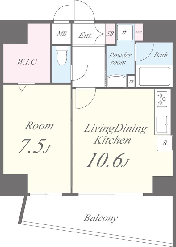 クリア 岩本町 間取り図