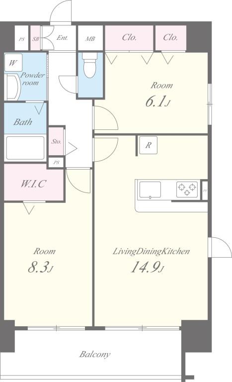 ラ･グラシューズ 間取り図