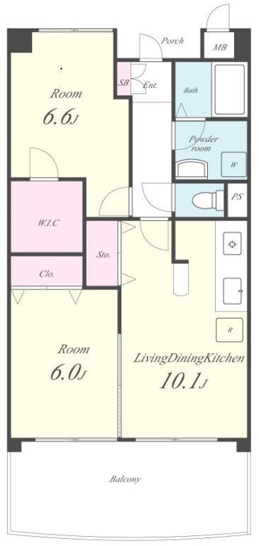 シャルマン・コート 間取り図