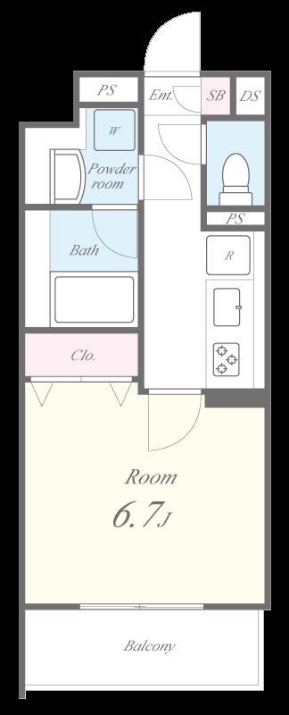 メルヴェーユ湘南 間取り図
