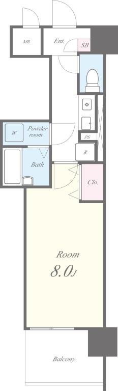 イーストガーデン リバーサイド町田 間取り図