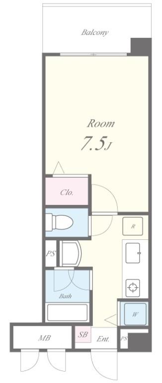 ラフィネ錦が丘 間取り図
