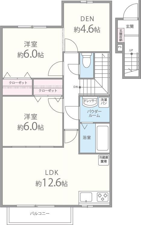 Jade F.A. 間取り図