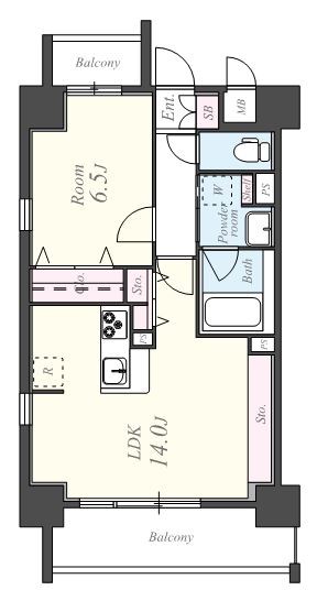 ツインアウルズ 間取り図