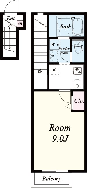 ラフィーネ神戸North Wing 間取り図