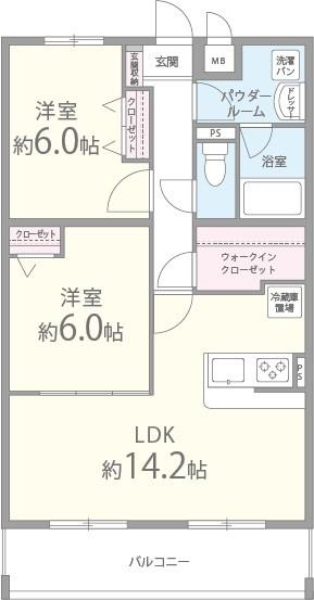 サンヴィラ24 間取り図