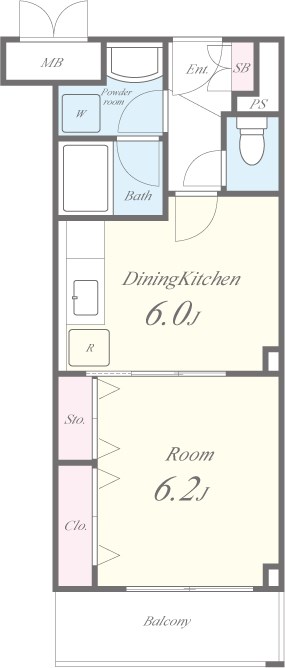 ﾒｿﾞﾝｱｽﾞｰﾙ 間取り図