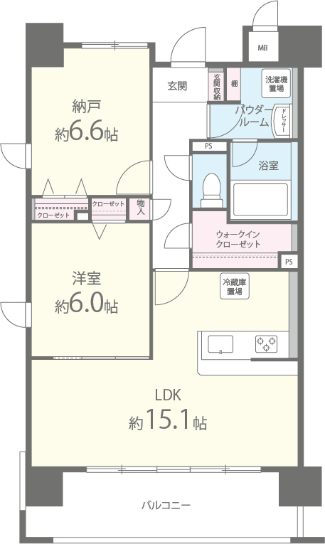 クリスタ京都 間取り図
