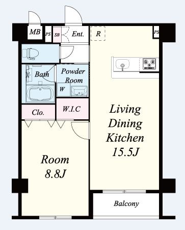 ドルフ聖護院 間取り図