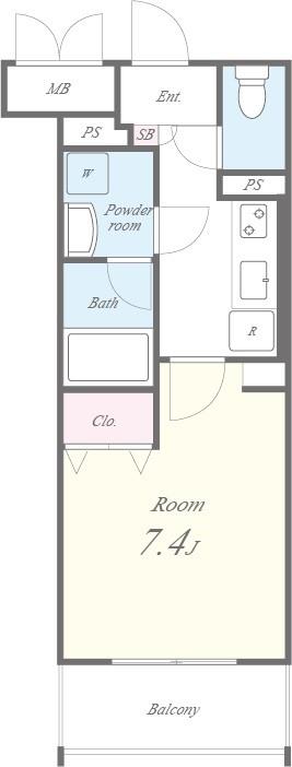 メゾンアイカ 間取り図