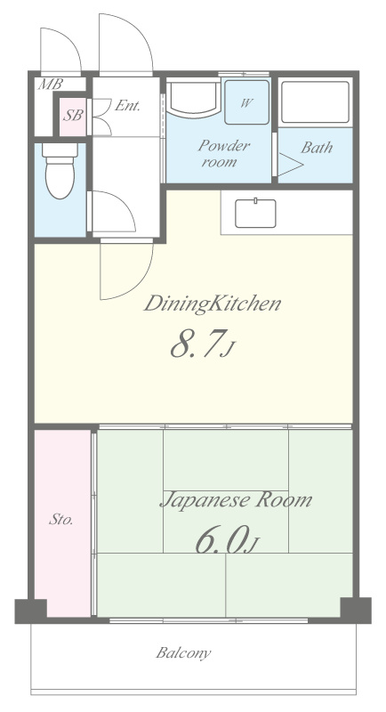 カサベルテ 間取り図