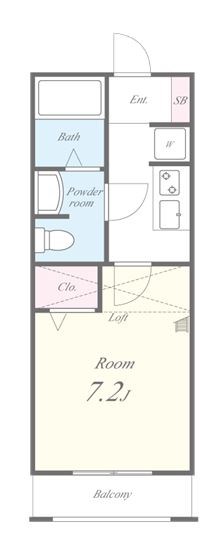 メディオクレストB 間取り図