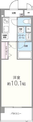 クレスト園田 間取り図