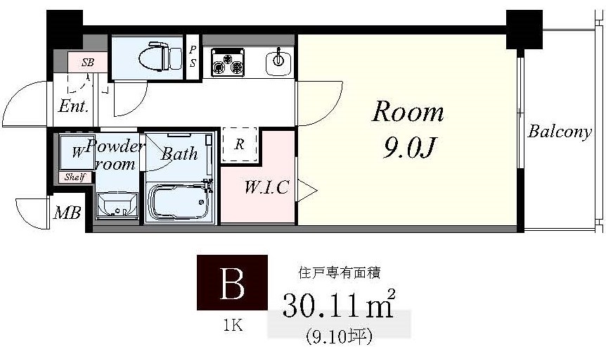 レジデンス南桜塚 間取り図