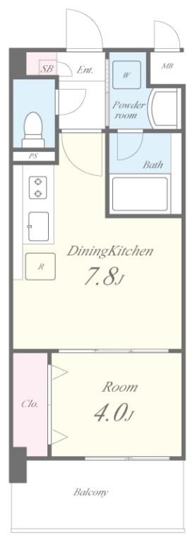 レジデンス南桜塚 間取り図
