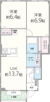 サンシエスタ 間取り図