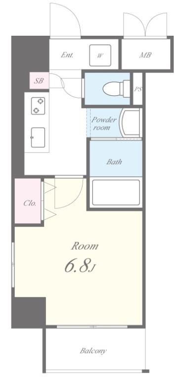 WAVE西新井 間取り図