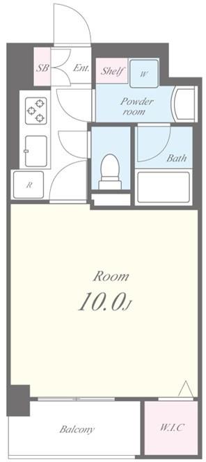アビティ南大井Ⅰ 間取り図