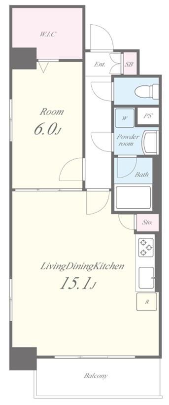 アビティ南大井Ⅱ 間取り図