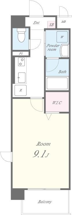 エスポアールⅠ 間取り図