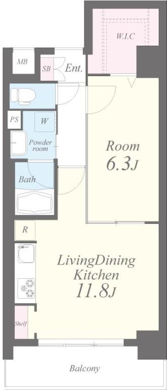 メゾンタナカⅢ 間取り図