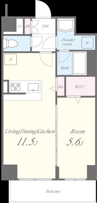 ブランエール戸越 間取り図