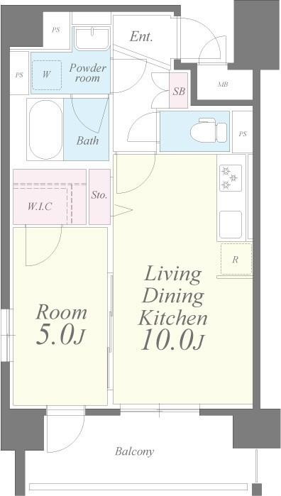 クリスタル丸の内 間取り図