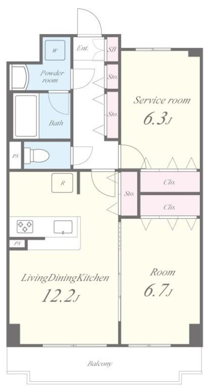 アンシャンテ大宮 間取り図