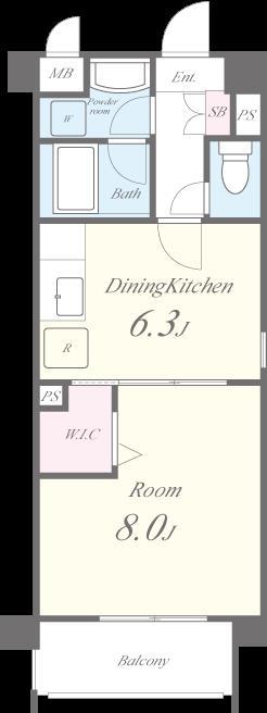 ファシルカワト 間取り図