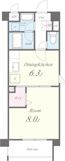 ファシルカワト 間取り図