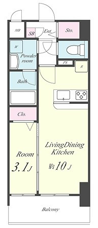 アン･ボルヌ 間取り図