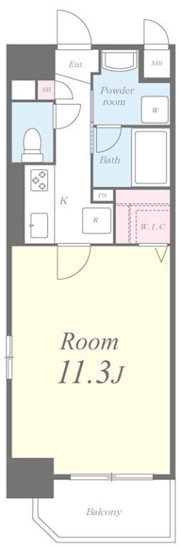 メグリオ住吉 間取り図