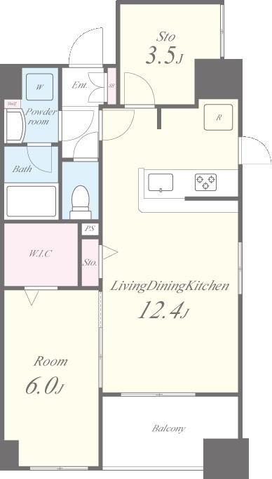 AVENIR東麻布 間取り図
