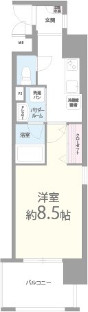 ヘスティア神戸 間取り図