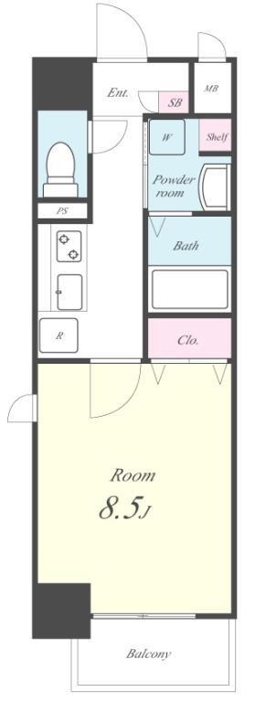 ヴェーラ カーサ ウルバーナ 間取り図