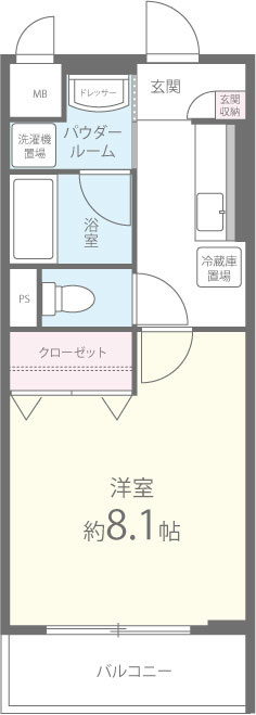ビヤンポート 間取り図
