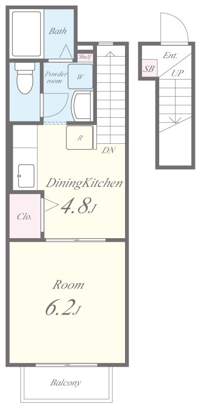 ロハスK 間取り図