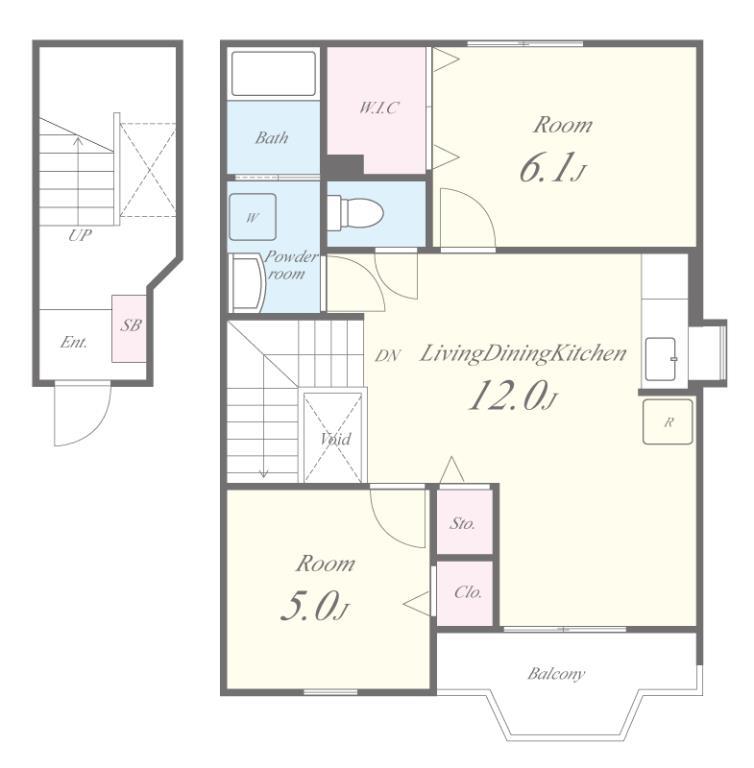 マーベラスコート(東大阪) 201号室 間取り