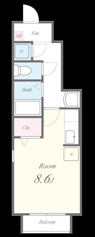 ラディエ足原 キッチン
